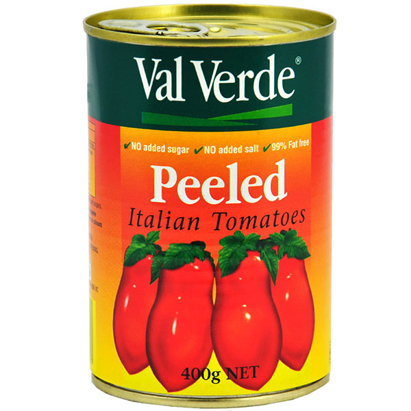 Buy Val Verde Peeled Italian Tomatoes (400g) Tomatoes Micks Nuts
